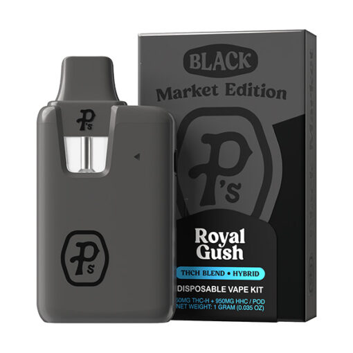 Pushing P’s Black Market Edition Disposable Vape Kit 1g Royal Gush