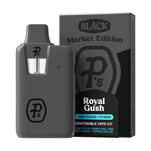 Pushing P’s Black Market Edition Disposable Vape Kit 1g Royal Gush