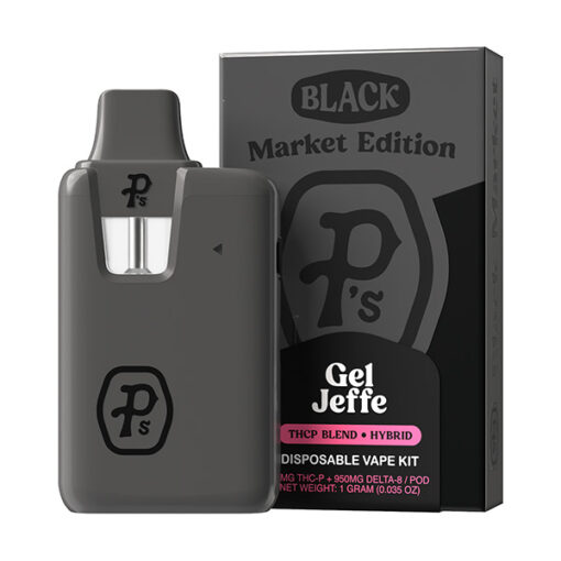 Pushing P’s Black Market Edition Disposable Vape Kit 1g Gel Jeffe