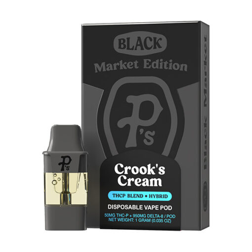 Pushin P’s Black Market Edition Pods 1g Crook’s Cream