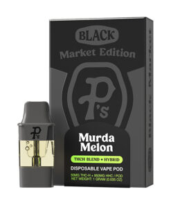 Pushin P’s Black Market Edition Pods 1g Murda Melon