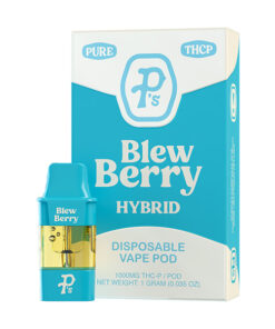 Pushin P’s Pure THC-P Disposable vape Pods 1g Blew Berry