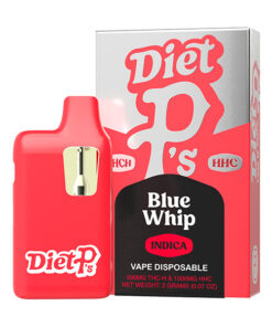 Diet P’s THCH + HHC Disposable vape 2g Blue Whip