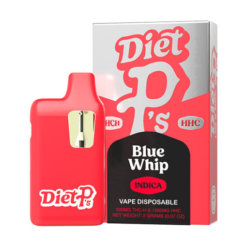 Diet P’s THCH + HHC Disposable vape 2g Blue Whip