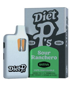 Diet P’s THC-P Disposable vape 2g Sour Ranchero