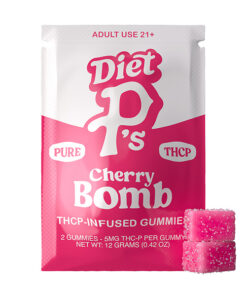 Diet P’s THC-P Infused Gummies Cherry Bomb