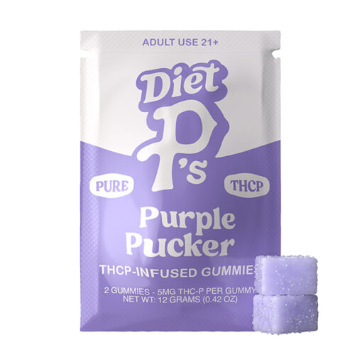 Diet P’s THC-P Infused Gummies Purple Pucker