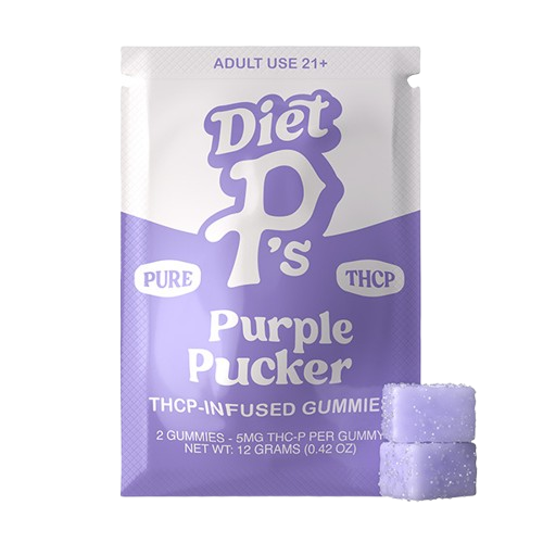 Diet P’s THC-P Infused Gummies Purple Pucker