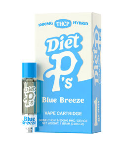 Diet P’s THC-P 510 vape Cartridge 1g Blue Breeze