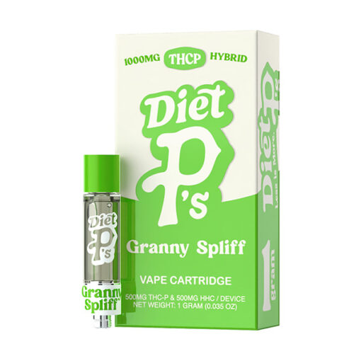 Diet P’s THC-P 510 vape Cartridge 1g Granny Spliff