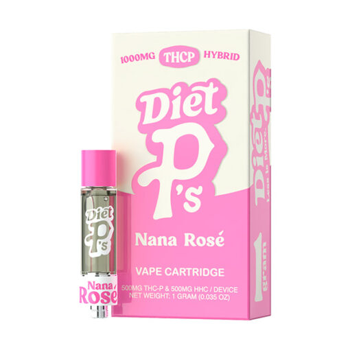 Diet P’s THC-P 510 vape Cartridge 1g Nana Rose