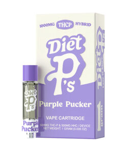 Diet P’s THC-P 510 vape Cartridge 1g Purple Pucker