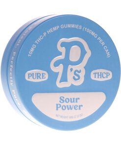 Pushin P’s Pure THC-P Hemp Gummies 10 Count Sour Power