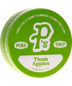 Pushin P’s Pure THC-P Hemp Gummies 10 Count Them Apples