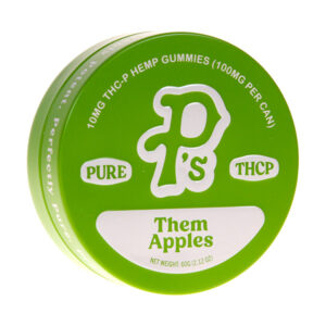 Pushin P’s Pure THC-P Hemp Gummies 10 Count Them Apples