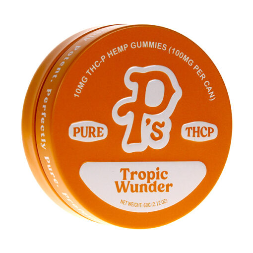 Pushin P’s Pure THC-P Hemp Gummies 10 Count Tropical wonder